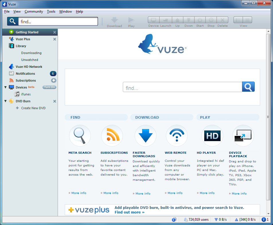 تحميل برنامج Vuze  5.7.4.0 2017 لنقل الملفات مجاناً