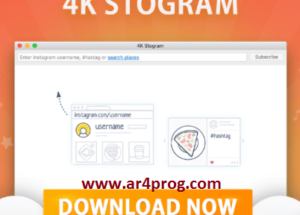 تحميل برنامج 4K Stogram 2.6.13  الرائع لتنزيل الصور ومقاطع الفيديو من الانستغرام 2018